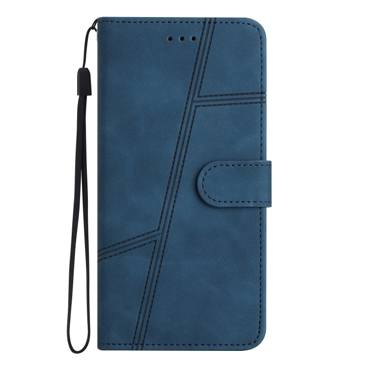 For Samsung Galaxy S25 Ultra 5G Skin-feel Stitching Leather Phone Case(Blue) - Galaxy S25 Ultra 5G Cases by PMC Jewellery | Online Shopping South Africa | PMC Jewellery | Buy Now Pay Later Mobicred