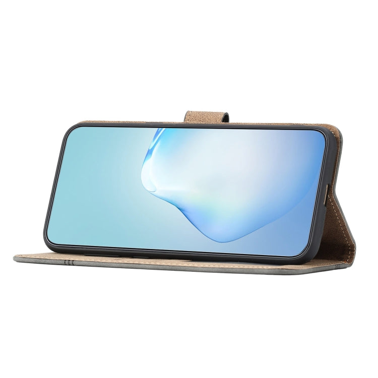 For Samsung Galaxy S25 5G Cowhide Texture Stitching Leather Phone Case(Coffee) - Galaxy S25 5G Cases by PMC Jewellery | Online Shopping South Africa | PMC Jewellery | Buy Now Pay Later Mobicred
