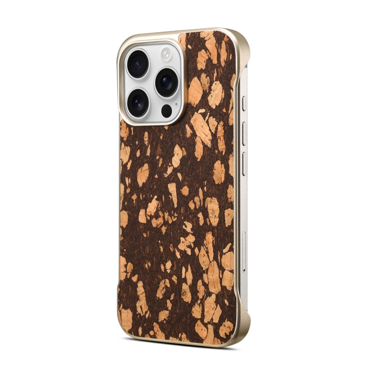 For iPhone 16 Pro Denior A18 WoodenPaint MagSafe Phone Case(Brown) - iPhone 16 Pro Cases by Denior | Online Shopping South Africa | PMC Jewellery | Buy Now Pay Later Mobicred