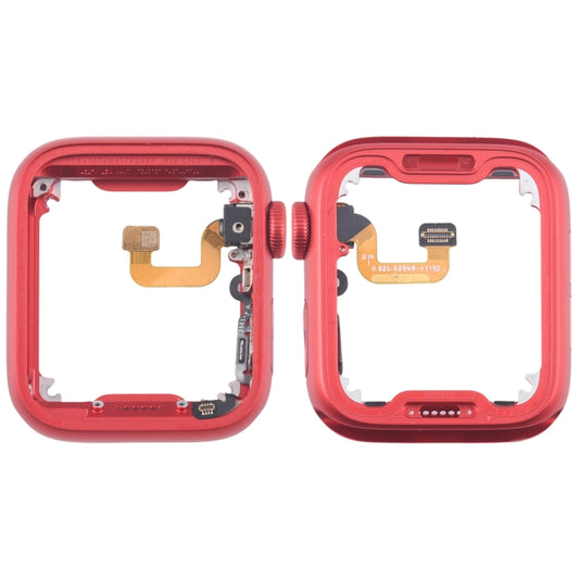 For Apple Watch Series 6 40MM GPS Aluminium Alloy Middle Frame Bezel Plate with Crown Spin Axis Flex Cable(Red) - Middle Frame by PMC Jewellery | Online Shopping South Africa | PMC Jewellery | Buy Now Pay Later Mobicred