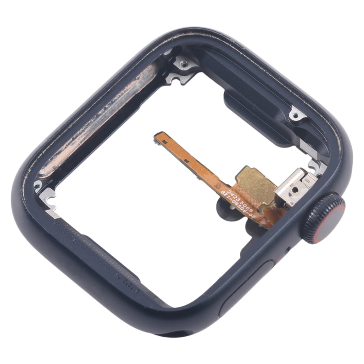 For Apple Watch Series 7 / 8 / 9 45MM LTE Aluminium Alloy Middle Frame Bezel Plate with Crown Spin Axis Flex Cable(Midnight) - Middle Frame by PMC Jewellery | Online Shopping South Africa | PMC Jewellery | Buy Now Pay Later Mobicred