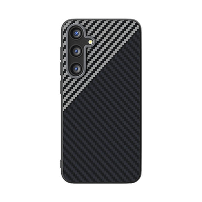 For Samsung Galaxy S25 5G / S24 5G ABEEL C Carbon Fiber Series 6D Micro Relief MagSafe Phone Case(Black Grey) - Galaxy S25 5G Cases by PMC Jewellery | Online Shopping South Africa | PMC Jewellery | Buy Now Pay Later Mobicred