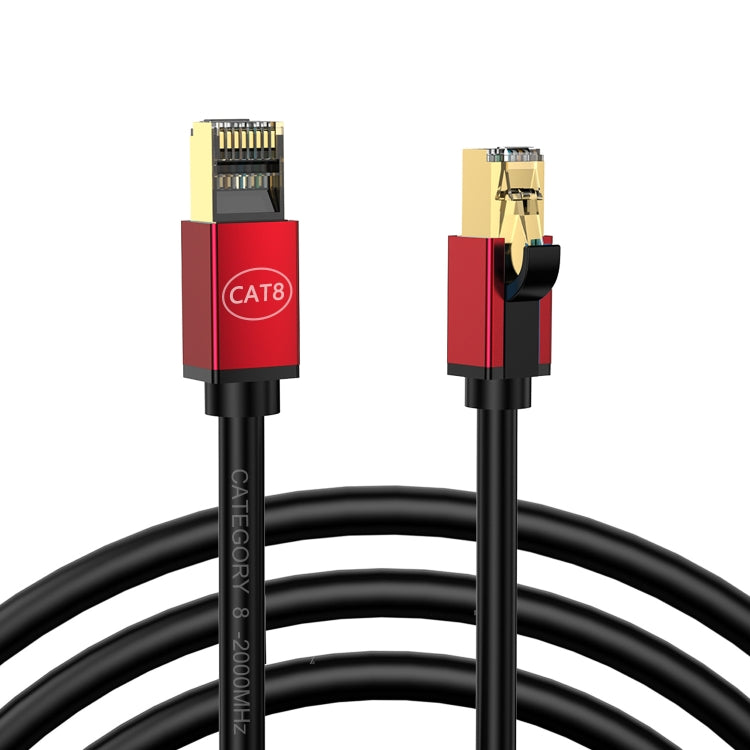 10m Home Fiber Bandwidth 10 Gigabit CAT8 Network Cable(Red) - Lan Cable and Tools by PMC TechLife | Online Shopping South Africa | PMC TechLife | Buy Now Pay Later Mobicred