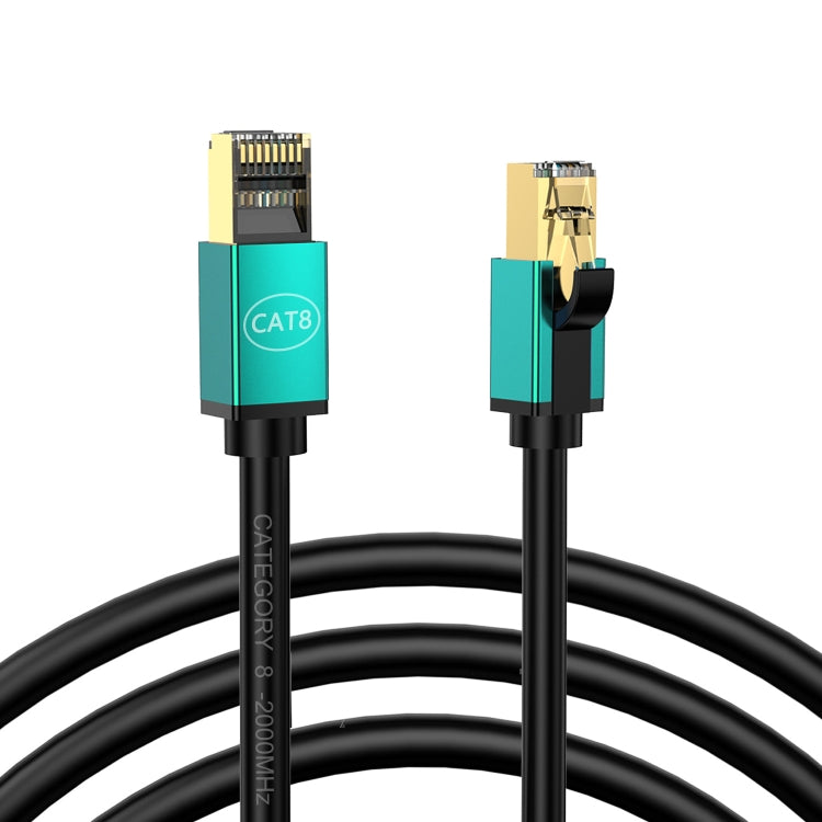 15m Home Fiber Bandwidth 10 Gigabit CAT8 Network Cable(Green) - Lan Cable and Tools by PMC TechLife | Online Shopping South Africa | PMC TechLife | Buy Now Pay Later Mobicred