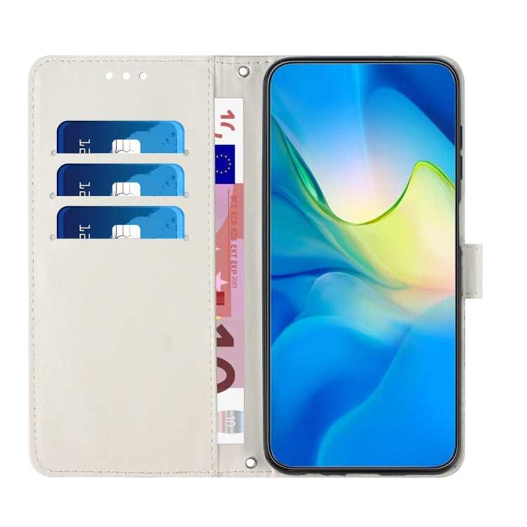 For Samsung Galaxy S25 5G Painted Marble Pattern Leather Phone Case(Purple) - Galaxy S25 5G Cases by PMC Jewellery | Online Shopping South Africa | PMC Jewellery | Buy Now Pay Later Mobicred
