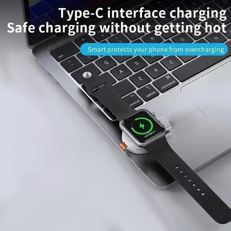 For Apple Watch Series A01 Portable Wireless Charger(Black) - Charger / Holder by PMC TechLife | Online Shopping South Africa | PMC TechLife | Buy Now Pay Later Mobicred