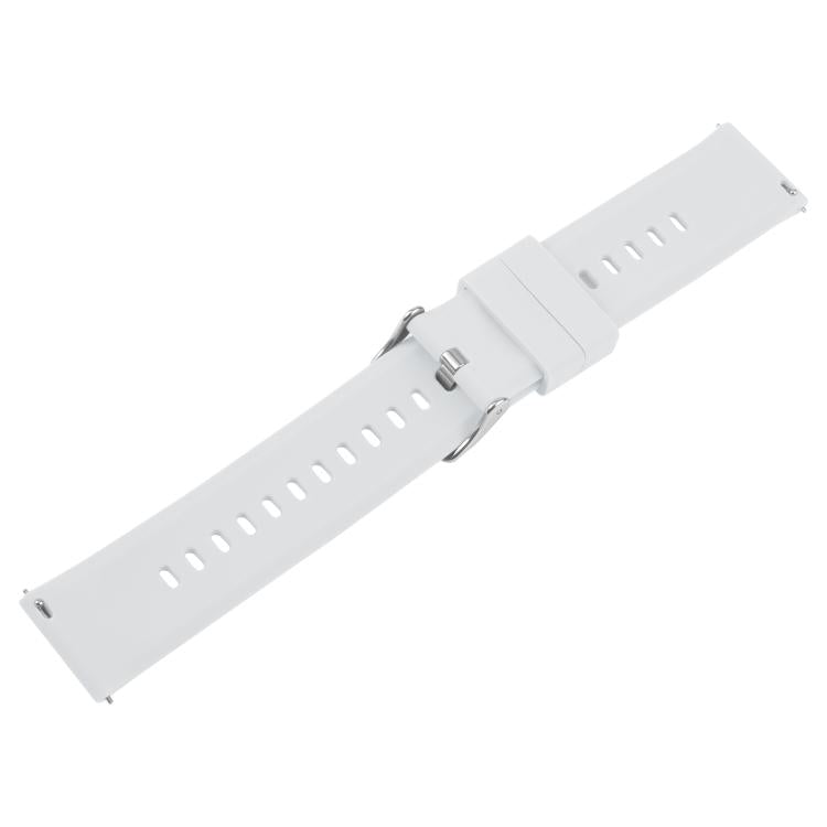 19mm Solid Color Steel Buckle Silicone Watch Band(Starlight) - 20mm Bands by PMc TechLife | Online Shopping South Africa | PMc TechLife | Buy Now Pay Later Mobicred