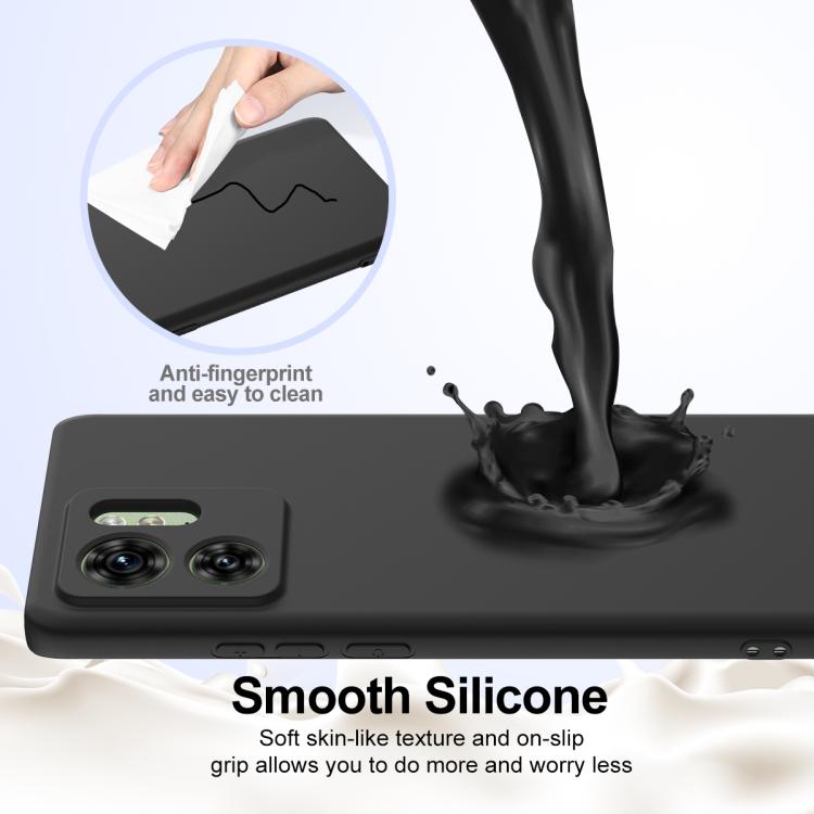 For Motorola Edge 40 Shockproof Silicone Magsafe Phone Case(Black) - free shipping - PMC TechLife - Order now!