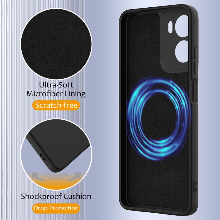 For Motorola Moto G05 / E15 Shockproof Silicone Magsafe Phone Case(Black) - free shipping - PMC TechLife - Order now!