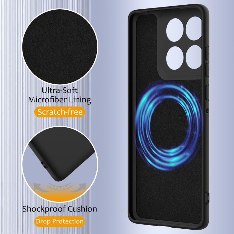 For Motorola Edge 60 Pro Shockproof Silicone Magsafe Phone Case(Black) - free shipping - PMC TechLife - Order now!