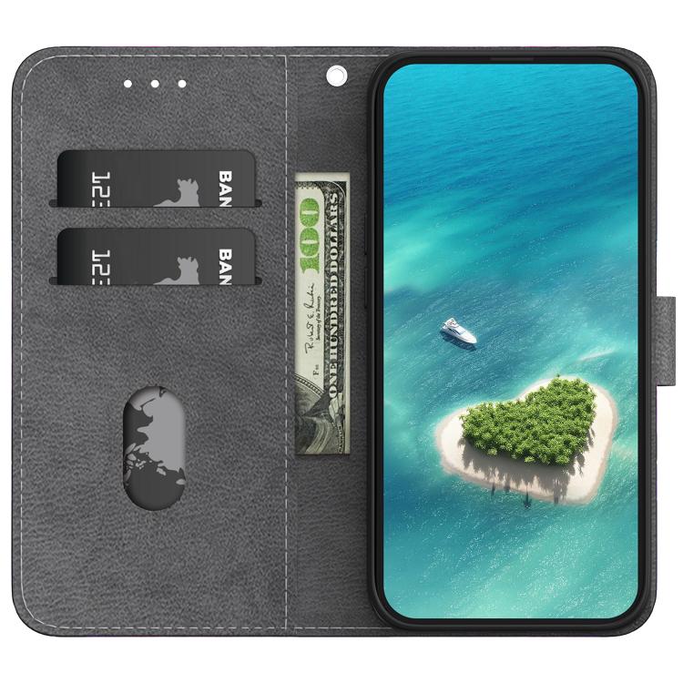 For iPhone 16e Crystal Texture Colored Drawing Leather Phone Case(Blue Butterflies) - iPhone 16e Cases by PMC TechLife | Online Shopping South Africa | PMC TechLife | Buy Now Pay Later Mobicred