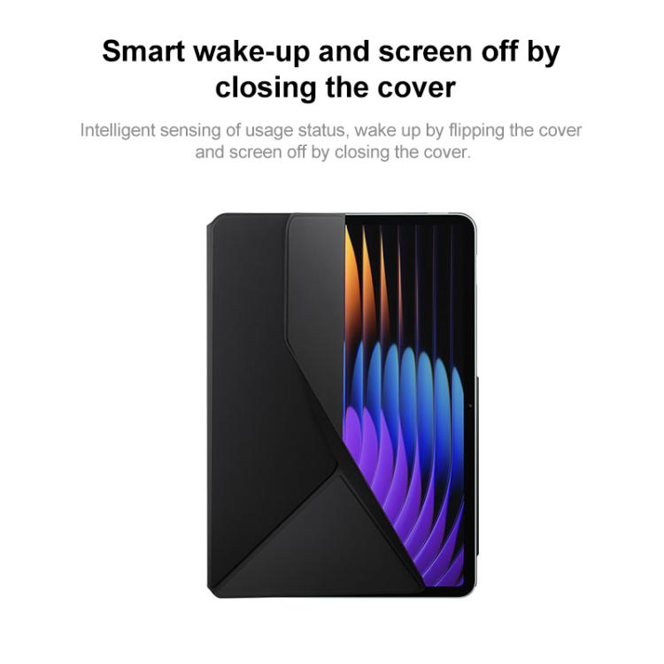 For Xiaomi Pad 7 / 7 Pro Original Xiaomi Magnetic Double-sided Protective Case Smart Leather Tablet Case(Black) - free shipping - PMc TechLife - Order now!