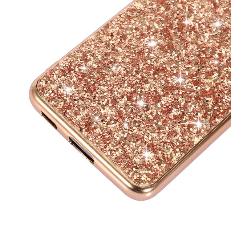 For Samsung Galaxy S25 5G Glitter Powder Shockproof TPU Phone Case(Red) - free shipping - PMC Jewellery - Order now!