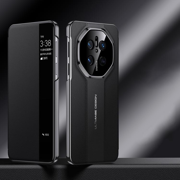 For Huawei Mate 70 Smart View Window Imitation Ultimate Design Phone Case(Black) - Huawei Cases by PMC TechLife | Online Shopping South Africa | PMC TechLife | Buy Now Pay Later Mobicred