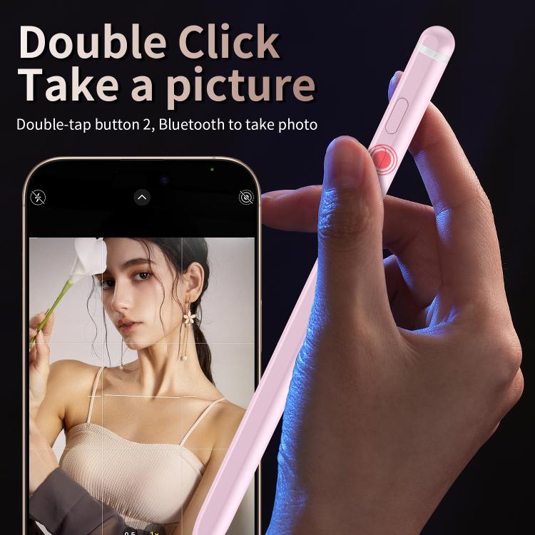 C1 Multifunctional Bluetooth Capacitive Pen for Mobile Phones / Tablets PC(Pink) - Stylus Pen by PMC TechLife | Online Shopping South Africa | PMC TechLife | Buy Now Pay Later Mobicred