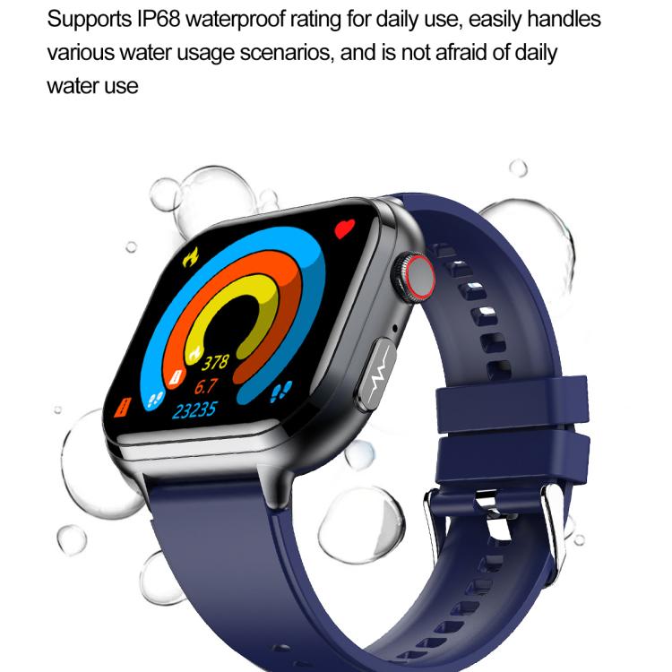 TK17 1.91 inch Horizontal Screen Leather Strap Smart Watch Supports ECG Electrocardiogram(Brown) - free shipping - PMC TechLife - Order now!