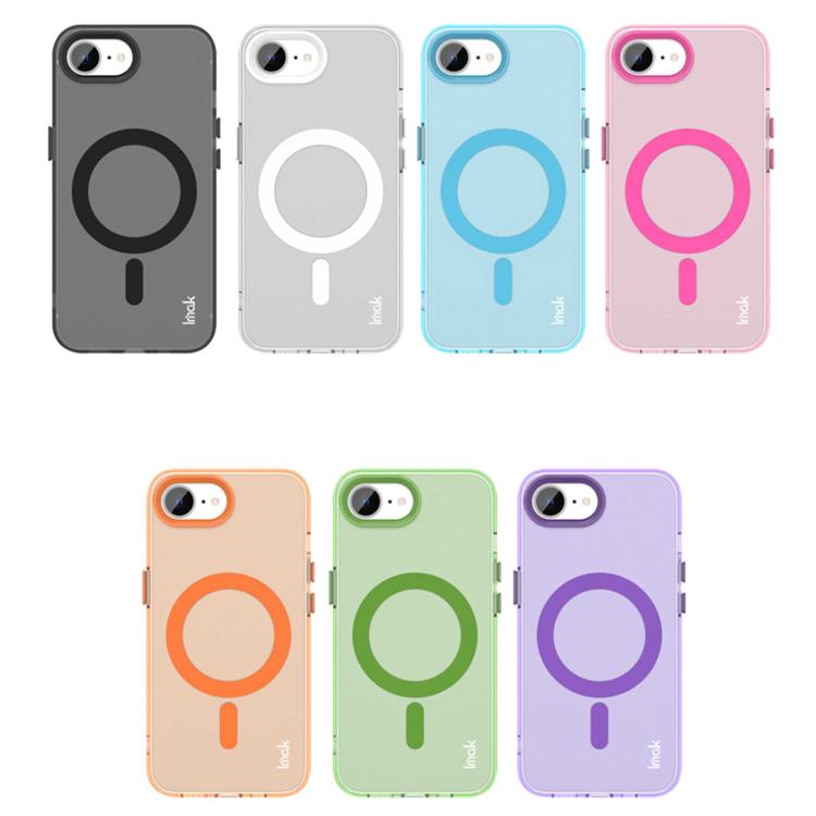For iPhone 16e IMAK Candy Series Shockproof MagSafe Phone Case(Purple) - iPhone 16e Cases by imak | Online Shopping South Africa | PMC TechLife | Buy Now Pay Later Mobicred