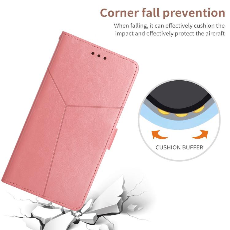 For Tecno Spark 40 4G Y-shaped Pattern Flip Leather Phone Case(Pink) - free shipping - PMC TechLife - Order now!