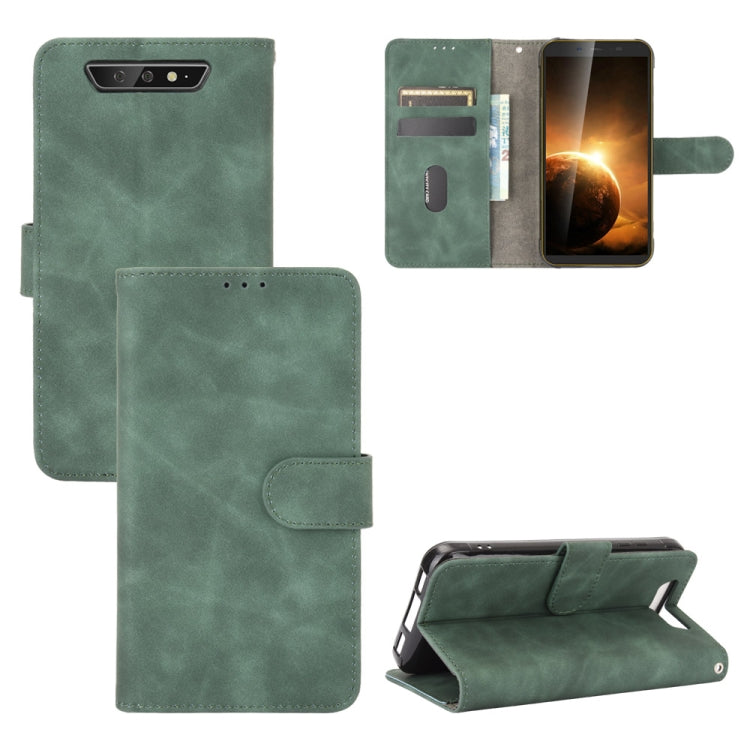 For Blackview BV5500 / BV5500 Pro / BV5500 Plus Solid Color Skin Feel Magnetic Buckle Horizontal Flip Calf Texture PU Leather Case with Holder & Card Slots & Wallet(Green) - More Brand by PMC Jewellery | Online Shopping South Africa | PMC Jewellery | Buy Now Pay Later Mobicred