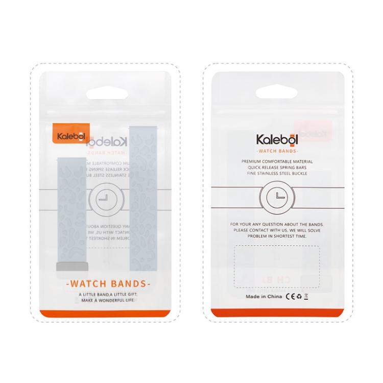 22mm Kalebol Universal Leopard Print Magnetic Folding Buckle Silicone Strap(Starlight) - 22mm Bands by Kalebol | Online Shopping South Africa | PMc TechLife | Buy Now Pay Later Mobicred