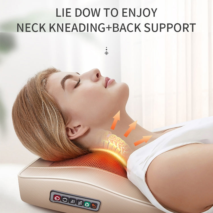 Multifunctional Mini Massage Pillow Neck and Shoulder Cervical Massager, Plug Type:US Plug(Black) - free shipping - PMC TechLife - Order now!