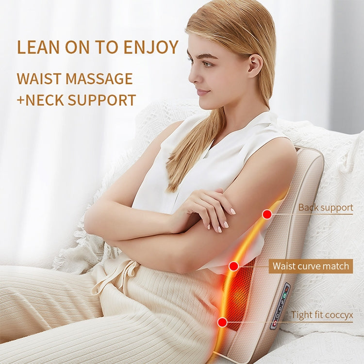 Multifunctional Mini Massage Pillow Neck and Shoulder Cervical Massager, Plug Type:US Plug(Black) - free shipping - PMC TechLife - Order now!