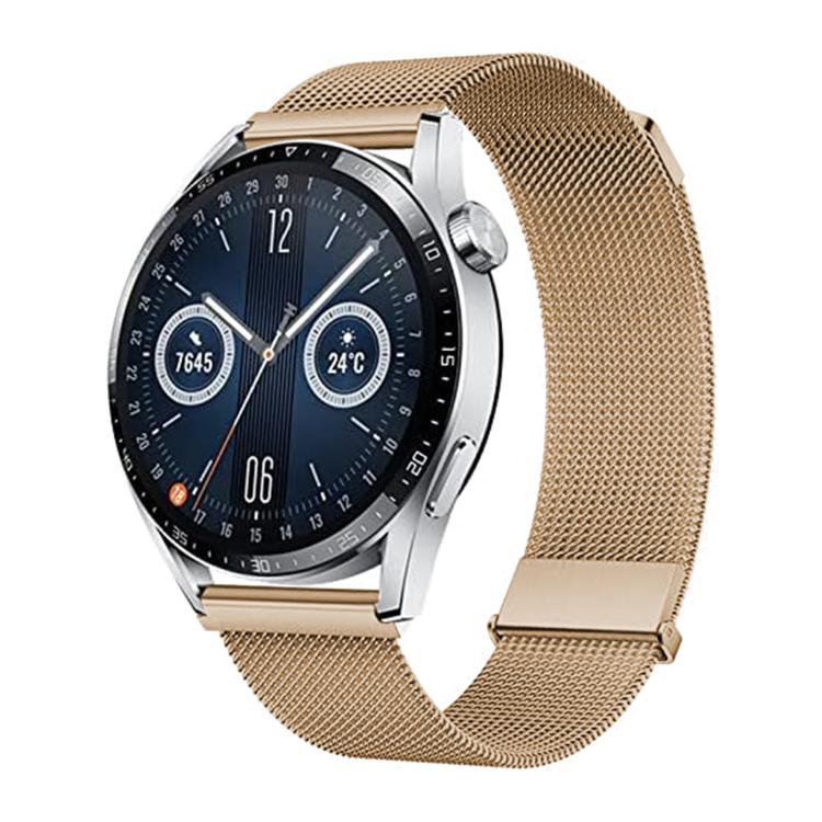 Kalebol 22mm Universal Loop Double Magnetic Buckle Milanese Strap(Rose Gold) - free shipping - PMc TechLife - Order now!