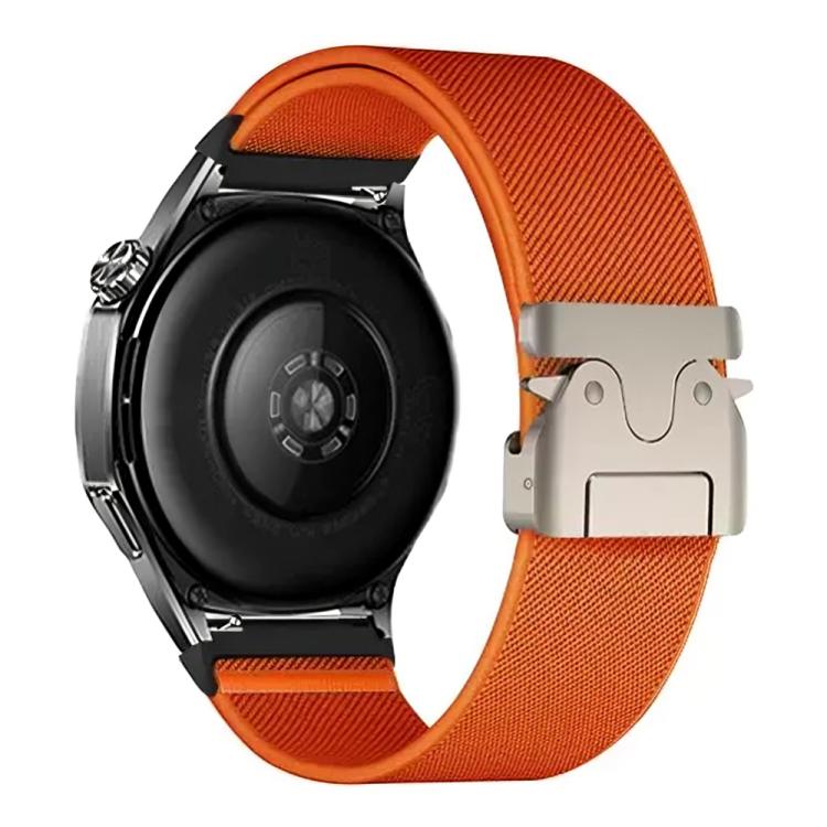 22mm Parachute Buckle Elastic Nylon Watch Band(Orange) - 22mm Bands by PMc TechLife | Online Shopping South Africa | PMc TechLife | Buy Now Pay Later Mobicred