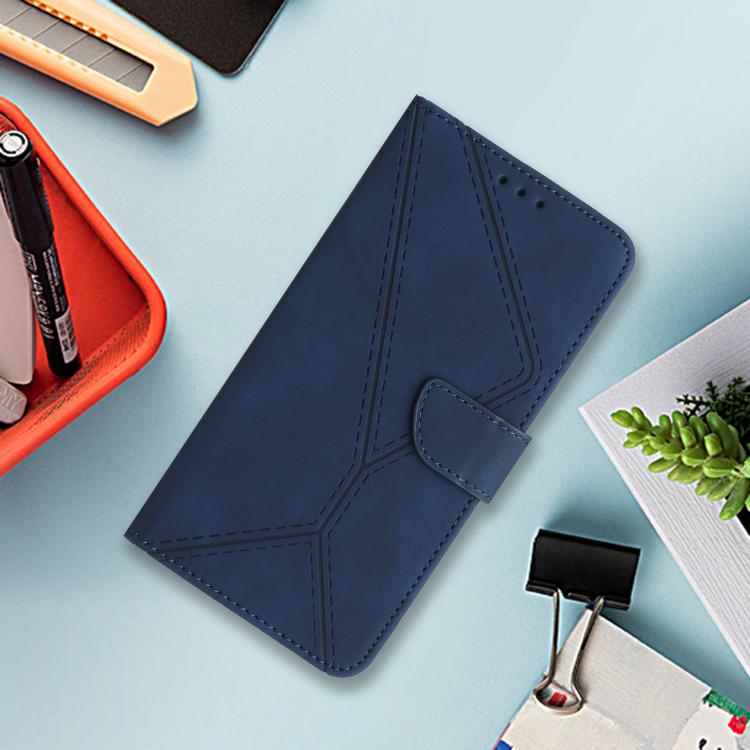 For Tecno Spark 40C Stitching Embossed Leather Phone Case(Blue) - free shipping - PMC TechLife - Order now!