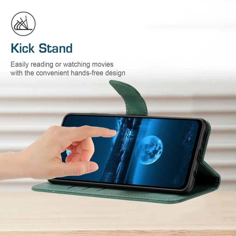 For Tecno Spark 40 Pro 4G Stitching Embossed Leather Phone Case(Green) - free shipping - PMC TechLife - Order now!