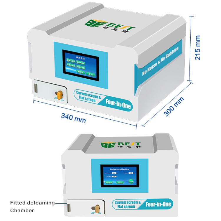 BEST B-528 4 in 1 7 inch Intelligent Laminating and Defoaming Machine Built-in Vacuum Pump, Plug:EU Plug - free shipping - PMC TechLife - Order now!