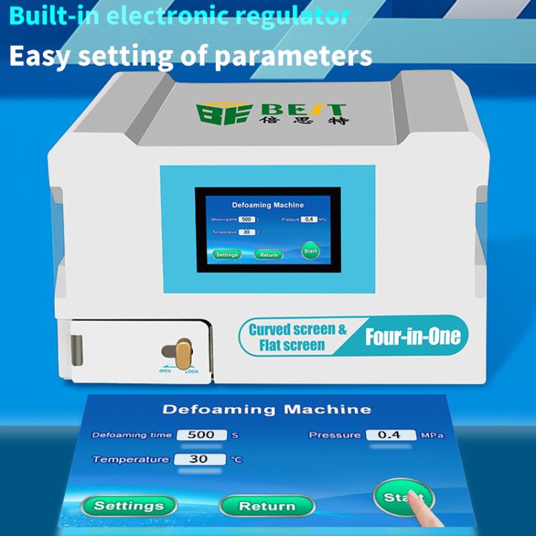 BEST B-528 4 in 1 7 inch Intelligent Laminating and Defoaming Machine Built-in Vacuum Pump, Plug:US Plug - free shipping - PMC TechLife - Order now!