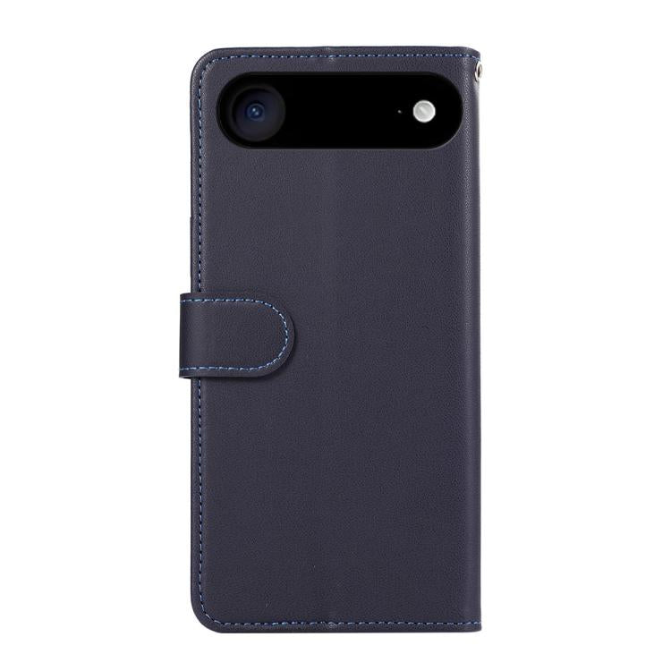 For iPhone 17 Air ABEEL Delicate Texture Splicing RFID Leather Phone Case(Blue) - free shipping - PMc TechLife - Order now!