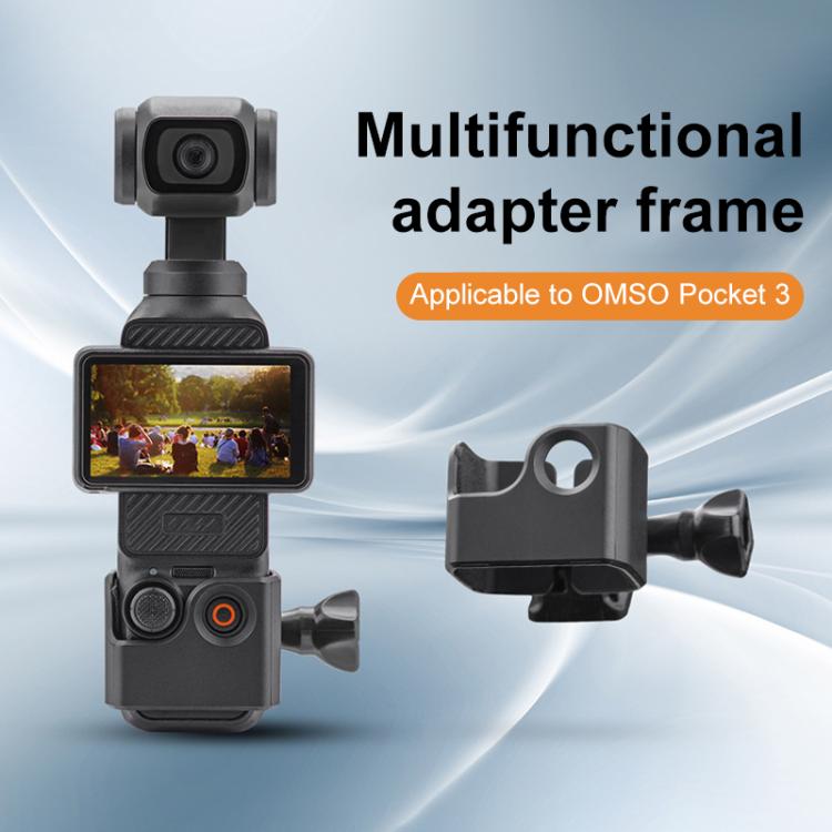 For DJI OSMO Pocket 3 BRDRC Protection Frame Adapter Base, Type:Frame + Head Strap - free shipping - PMC TechLife - Order now!