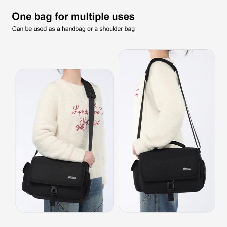CADeN D27-1 Portable Digital Camera Bag with Strap, Size:31 x 21 x 17cm Black - free shipping - PMC TechLife - Order now!