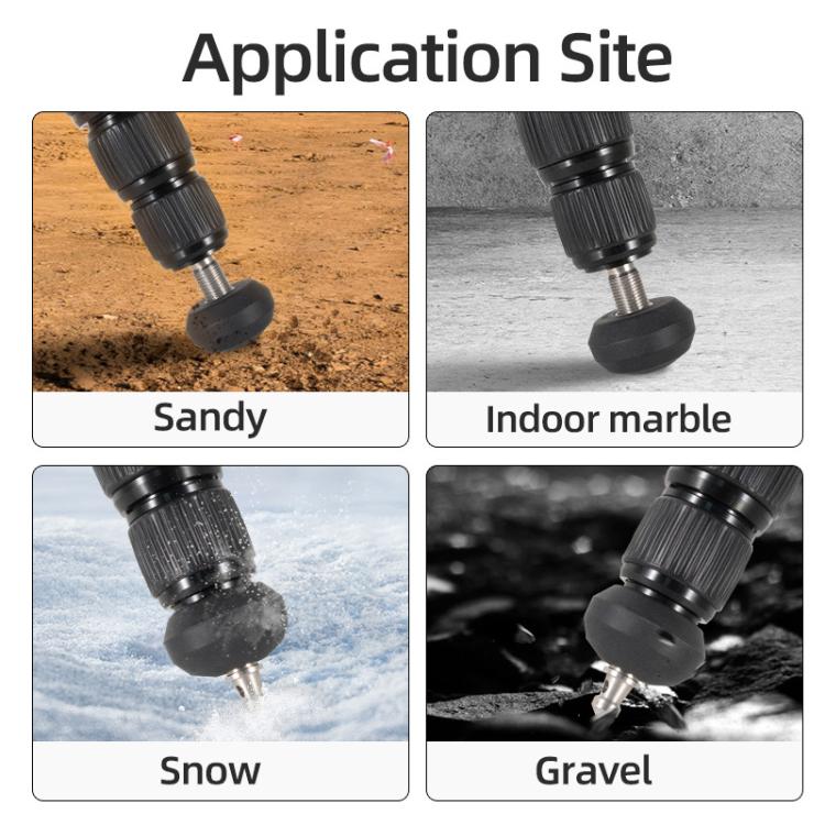 BEXIN FT-13 3/8 Screw Rubber Feet Pads Tripod Anti-Slip Foot Pad(Black) - free shipping - PMC TechLife - Order now!