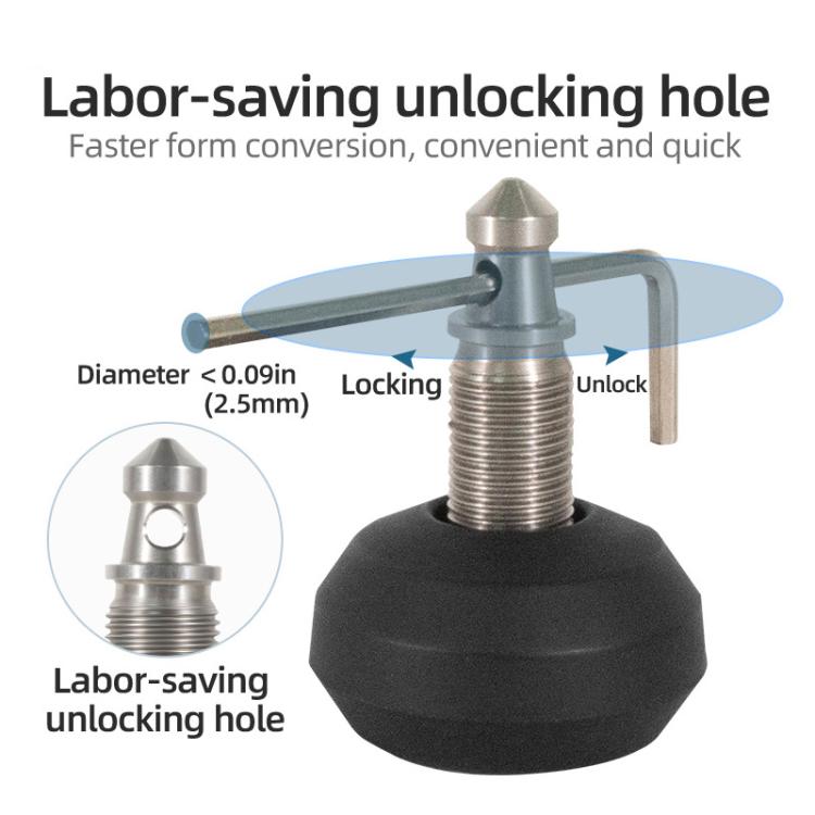 BEXIN FT-13 3/8 Screw Rubber Feet Pads Tripod Anti-Slip Foot Pad(Black) - free shipping - PMC TechLife - Order now!