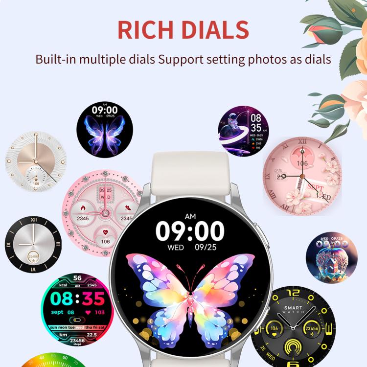 CY29 1.32 inch AMOLED Screen Female Smart Watch Supports COFIT APP(Silver) - free shipping - PMC TechLife - Order now!