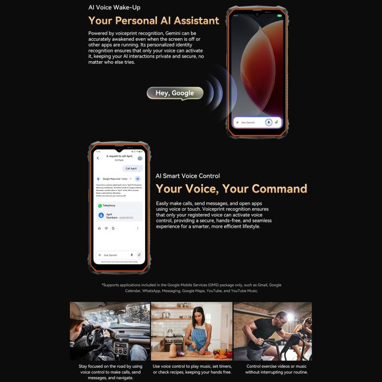 Blackview Oscal Marine 1, 4GB+128GB, 6.56 inch Android 15 Unisoc UMS9230E T615 Octa Core, Network: 4G, OTG, NFC(Orange) - free shipping - PMC TechLife - Order now!