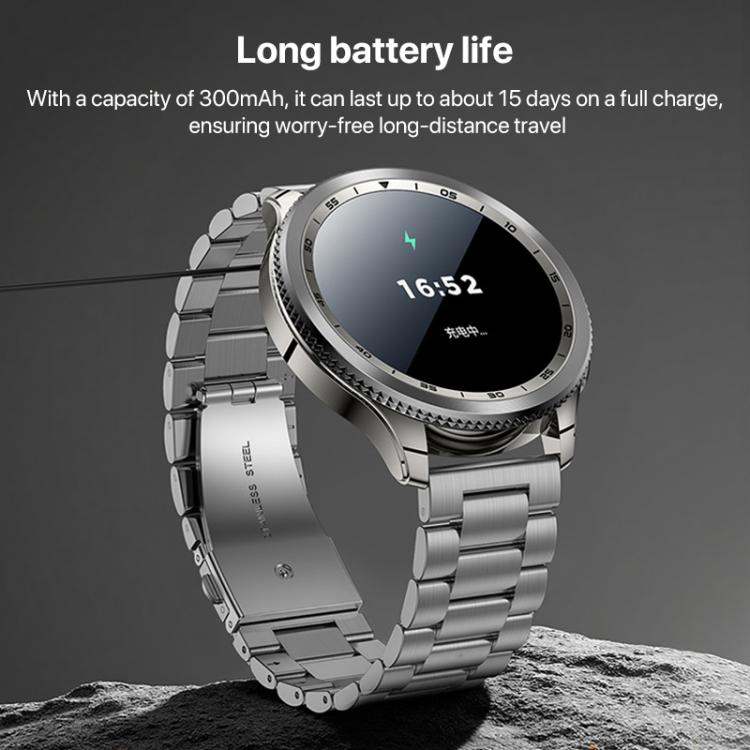 Yesido IO34 1.43 inch AMOLED Screen Metal Smart Watch Support BT Call(Grey) - free shipping - PMC TechLife - Order now!