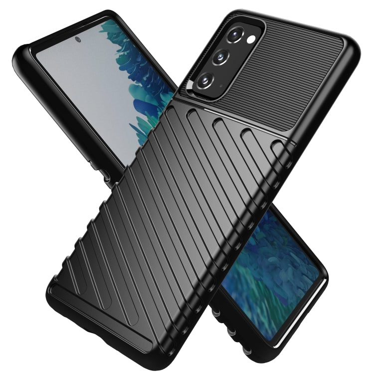 For Samsung Galaxy S20 FE Thunderbolt Shockproof TPU Protective Soft Case(Black) - Galaxy S20 FE Cases by PMC Jewellery | Online Shopping South Africa | PMC Jewellery | Buy Now Pay Later Mobicred