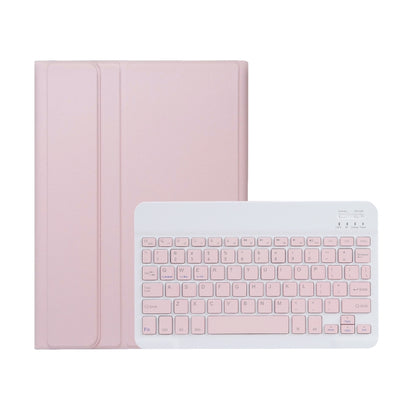 For iPad Air 11 2024/Air 4 2020/Air 5 2022 A098B Detachable ABS Ultra-thin Candy Colors Bluetooth Keyboard Tablet Case with Stand & Pen Slot(Pink) - For iPad Air by PMC Jewellery | Online Shopping South Africa | PMC Jewellery | Buy Now Pay Later Mobicred