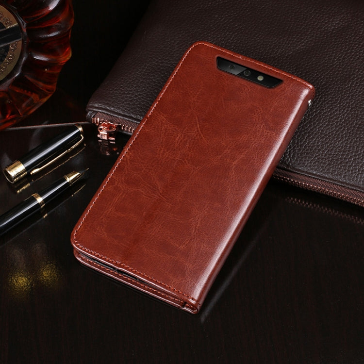 For Blackview BV5500 idewei Crazy Horse Texture Horizontal Flip Leather Case with Holder & Card Slots & Wallet(Red) - More Brand by idewei | Online Shopping South Africa | PMC Jewellery | Buy Now Pay Later Mobicred