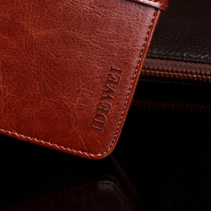 For Blackview BV5500 idewei Crazy Horse Texture Horizontal Flip Leather Case with Holder & Card Slots & Wallet(Red) - More Brand by idewei | Online Shopping South Africa | PMC Jewellery | Buy Now Pay Later Mobicred