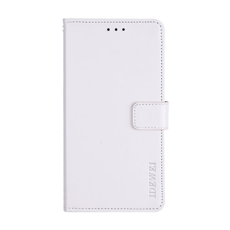 For DOOGEE N20 Pro idewei Crazy Horse Texture Horizontal Flip Leather Case with Holder & Card Slots & Wallet(White) - More Brand by idewei | Online Shopping South Africa | PMC Jewellery | Buy Now Pay Later Mobicred