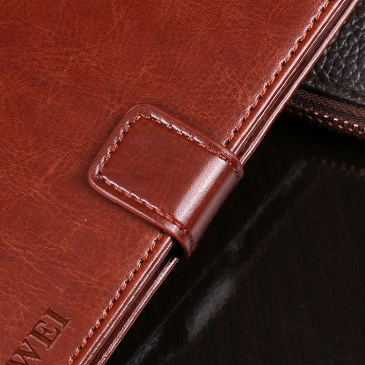 For Wiko Y61 idewei Crazy Horse Texture Horizontal Flip Leather Case with Holder & Card Slots & Wallet(Brown) - Wiko by idewei | Online Shopping South Africa | PMC Jewellery | Buy Now Pay Later Mobicred