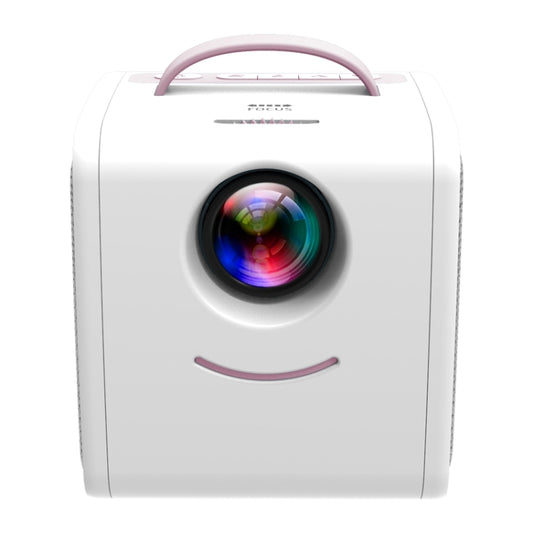 Q2 LED 1080P Mini Portable Projector Children Projector, Plug Type:EU Plug(Pink White) - Mini Projector by PMC Jewellery | Online Shopping South Africa | PMC Jewellery | Buy Now Pay Later Mobicred