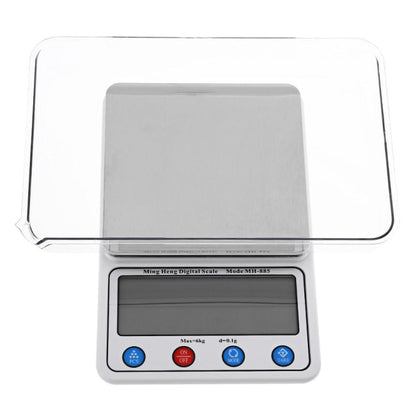 MH-885 6Kg x 0.1g High Accuracy Digital Electronic Portable Kitchen Scale Balance Device with 4.5 inch LCD Screen - Kitchen Scales by PMC Jewellery | Online Shopping South Africa | PMC Jewellery | Buy Now Pay Later Mobicred