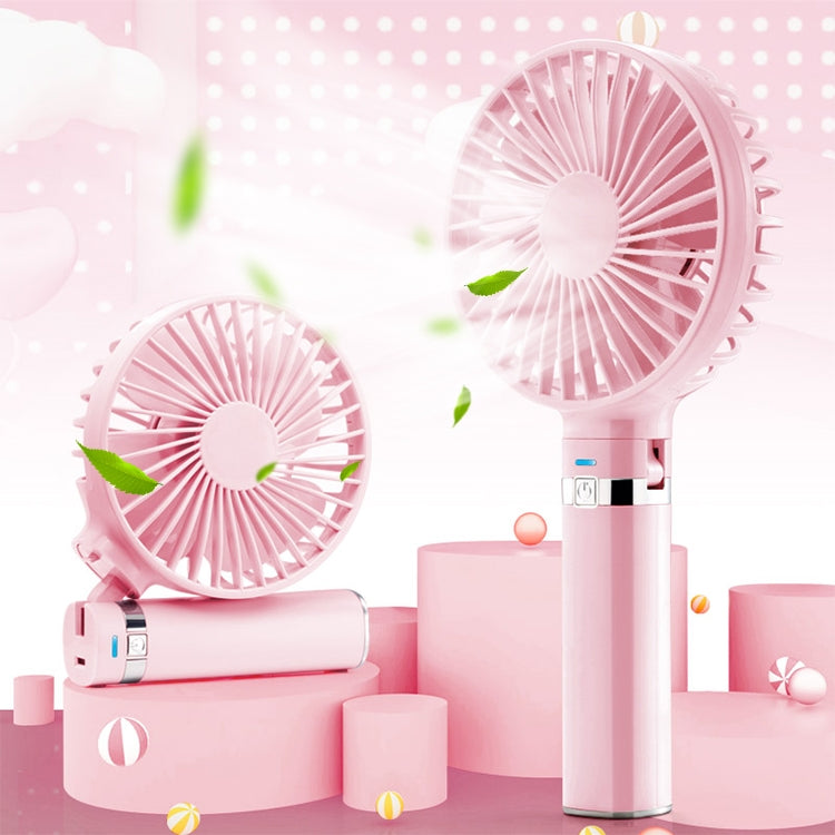 S2 Portable Foldable Handheld Electric Fan, with 3 Speed Control & Night Light (Pink) - Electric Fans by PMC Jewellery | Online Shopping South Africa | PMC Jewellery | Buy Now Pay Later Mobicred