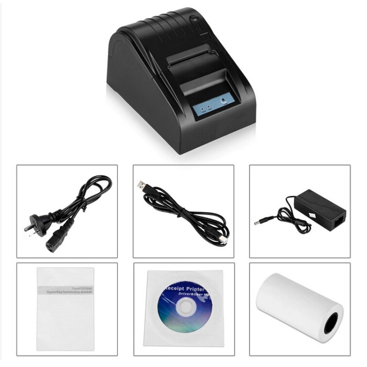 POS-5890T Portable 90mm / sec Thermal Receipt Printer, Compatible ESC/POS Command(Black) - Printer by PMC Jewellery | Online Shopping South Africa | PMC Jewellery | Buy Now Pay Later Mobicred